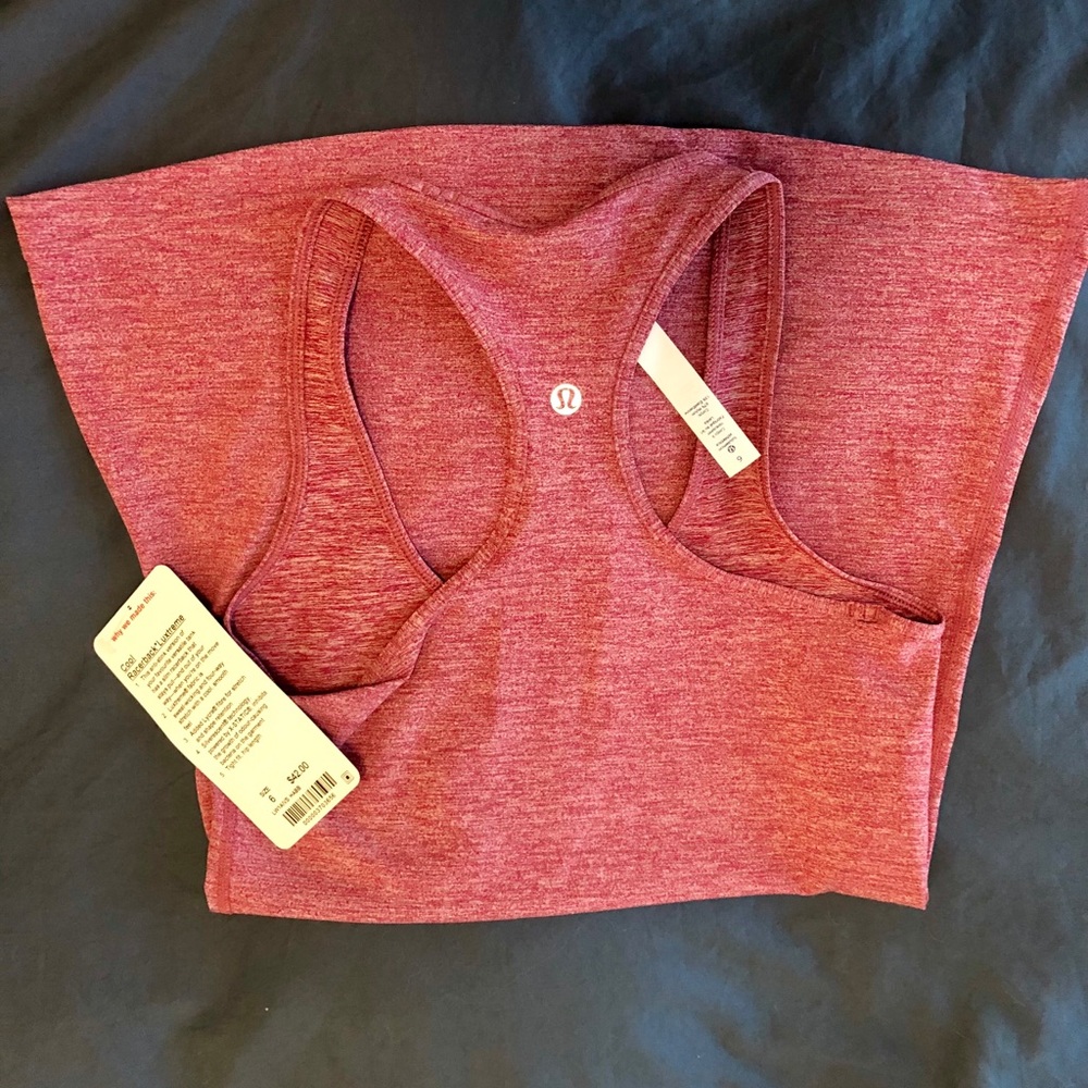 🍋 Lululemon Cool Racerback Luxtreme Tank sz6 NWT